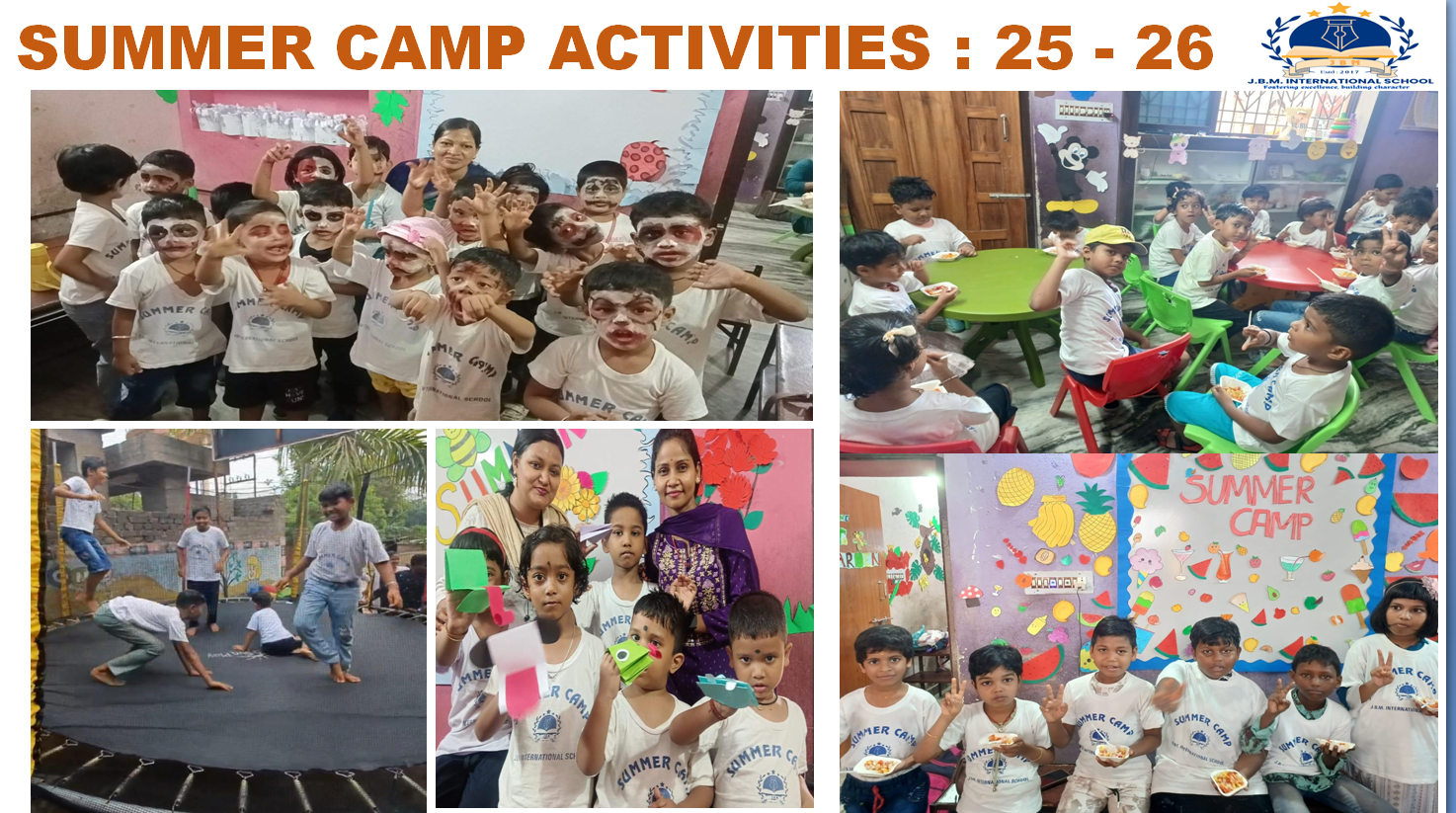 Summer Camp Activities 2025-2026